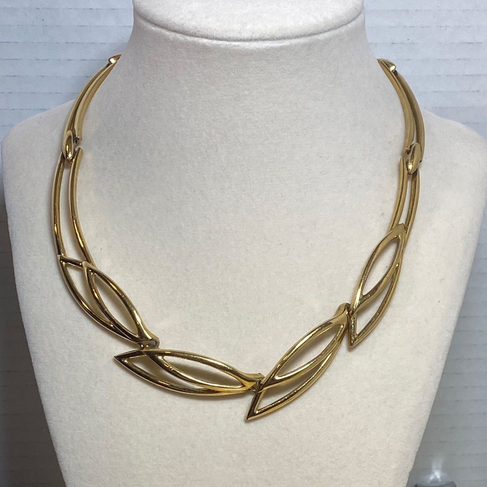 Monet Gold Leaf Necklace